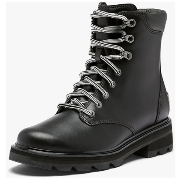 Sorel Shoes - NEW Sorel - Lennox Lace STKD - Black/Sea Salt, Women's 8.5